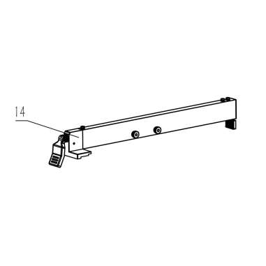 BUTEE PARALLELE POUR SCIE SUR TABLE PARKSIDE PTKS 2000 -  91106120- D'ORIGINE PARKSIDE 91106120