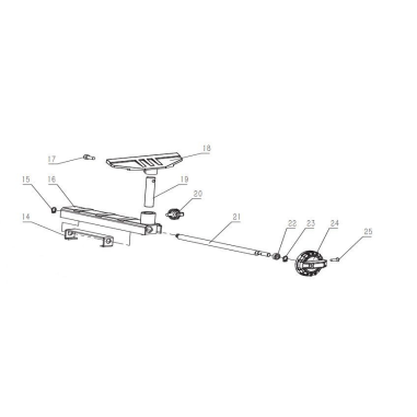 PORTE OUTIL POUR TOUR A BOIS PARKSIDE PDM 600 C3 -  91110023- D'ORIGINE PARKSIDE 91110023
