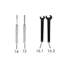 KIT D'OUTILS POUR TOUR A BOIS PARKSIDE PDM 600 C3 - IAN 391505- D'ORIGINE PARKSIDE 91110027