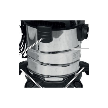 CUVE POUR ASPIRATEUR PARKSIDE PWD 20 B2- D'ORIGINE PARKSIDE 91110107