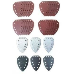 LOT 30 FEUILLES ABRASIVES POUR PONCEUSE PARKSIDE -  30211081- D'ORIGINE PARKSIDE 30211081