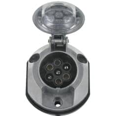 PRISE ELECTRIQUE METAL 7 BROCHES POUR REMORQUE