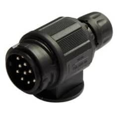 ADAPTATEUR POUR REMORQUE 7 / 13 BROCHES DE CONTACTS
