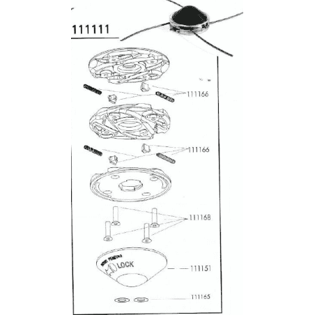 TETE A FIL NYLON JET-FIT 4 BRINS(EX SP4) - OREGON