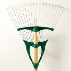 BALAI GAZON SCARIFICATEUR/EMOUSSEUR - MANCHE BOIS longueur 150cm, largeur 52cm - LEBORGNE 2