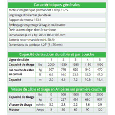 TREUIL ELECTRIQUE 12V 900 Kg 2