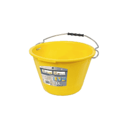 SEAU MAÇON SUPER RÉSISTANT 11L Diam 36cm JAUNE