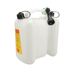 Jerrican plastique pour essence 5l + bec anti-goutte