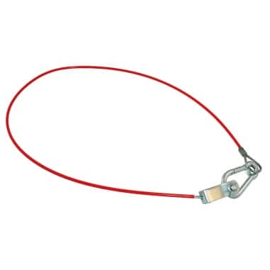 CABLE DE FREIN L:1060mm AVEC MOUSQUETON POUR REMORQUE