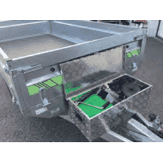 COFFRE ALUMINIUM : 71 x 29 x H 23 cm 50 - Litres 2