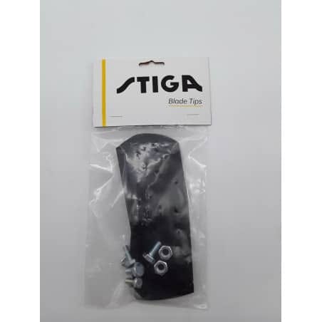 LOT DE LAMES DE TONDEUSE STIGA L:170 MM l:60 MM D:8,1 MM 2 PCS CASTEL GGP 1134-9082-01 GGP (1134-9082-01)