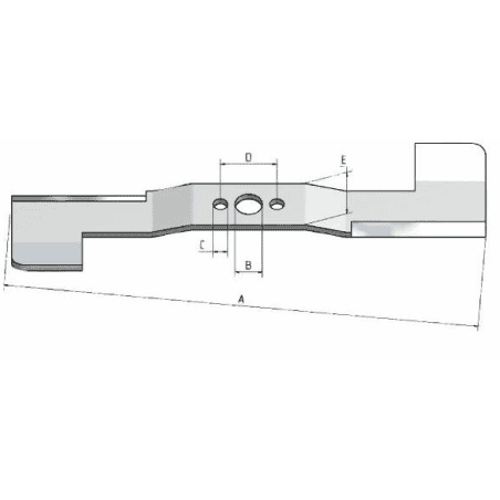 LAME DE TONDEUSE L:37.79 CM MTD (742-0486)