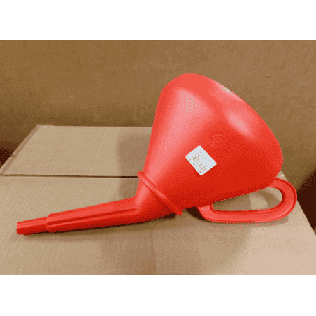 ENTONNOIR COUDE RIGIDE AVEC FILTRE A ESSENCE