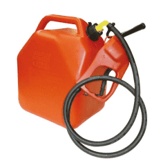 JERRYPOMPE DE TRANSPORT ESSENCE GASOIL - 25 litres AVEC PISTOLET 7.5L/min.