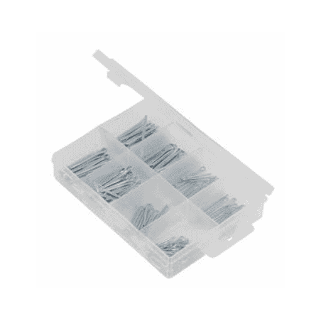 COFFRET D'ASSORTIMENT DE 555 GOUPILLES FENDUES COFFRET D'ASSORTIMENT DE 555 GOUPILLES FENDUES