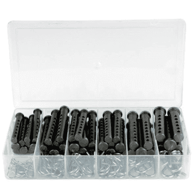 COFFRET D'ASSORTIMENT DE 71 GOUPILLES + AXES