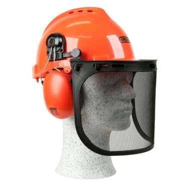 CASQUE FORESTIER COMPLET GRILLAGE + CACHE-OREILLES YUKON - OREGON