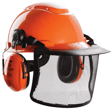 CASQUE FORESTIER PRO COMPLET VISIÈRE GRILLAGE+ OPTIME 1