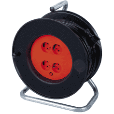 ENROULEUR ELECTRIQUE 4 PRISES - 25 M - 3 x 1.5
