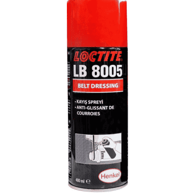 FLACON ANTI-GLISS POUR LES COURROIES - Loctite - LB 8005 400ml