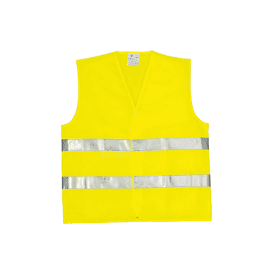 GILET HAUTE VISIBILITE - JAUNE - TAILLE UNIQUE