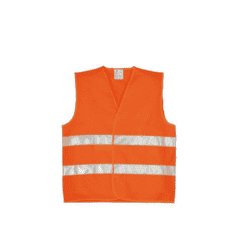 GILET HAUTE VISIBILITE - ORANGE - TAILLE UNIQUE