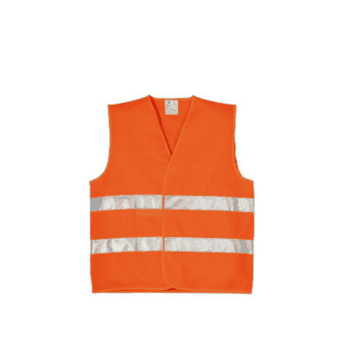 GILET HAUTE VISIBILITE - ORANGE - TAILLE UNIQUE