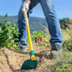 HOUE DUOPRO DOUILLE OVALE 52X35 FORGÉE 14 CM MANCHE BOIS 130CM PEFC 100% 2