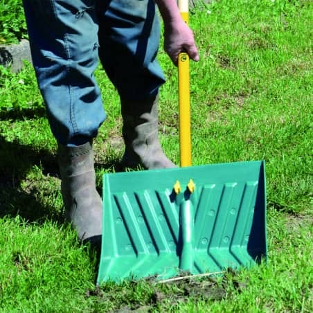 POLYPELLE 42CM MANCHE BOIS 150CM - LEBORGNE POLYPELLE 42CM MANCHE BOIS 150CM - LEBORGNE