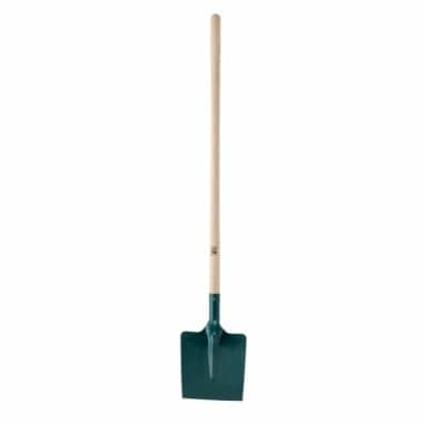 PELLE CARRES 25CM MANCHE BOIS 110CM - LEBORGNE