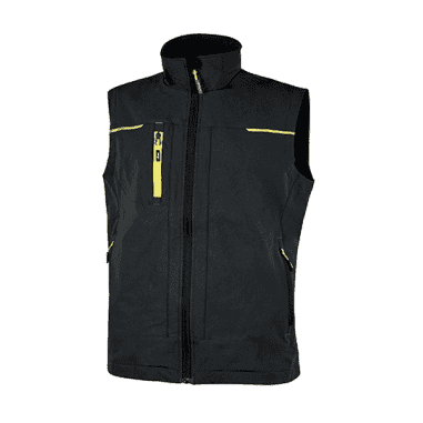 VESTE SANS MANCHES DE TRAVAIL SATURN - NOIRE