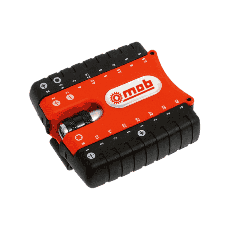 BOÎTIER 32 EMBOUTS DE VISSAGE + PORTE EMBOUT SUR CARTE - MOB - 9461001001