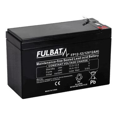 BATTERIE 12V - 12Ah - PRETE A L'EMPLOI SLA L:151 I:98 H:101