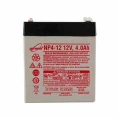 BATTERIE PRETE A L EMPLOI 12V 4AH MTD - NP4-12 L:87mm / l:67mm / h:100mm
