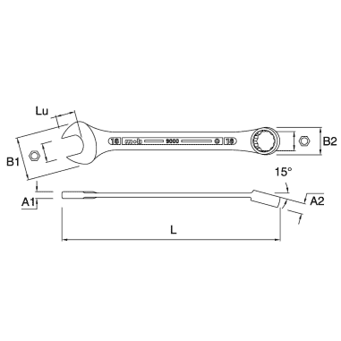 CLE MIXTE 10 - MOB - 9000100001
