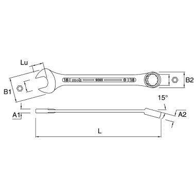 CLE MIXTE 14 - MOB - 9000140001