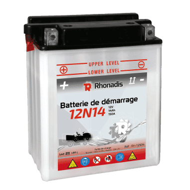 BATTERIE A REMPLIR 12V 14Ah +D - (Liv. avec pack ACIDE)