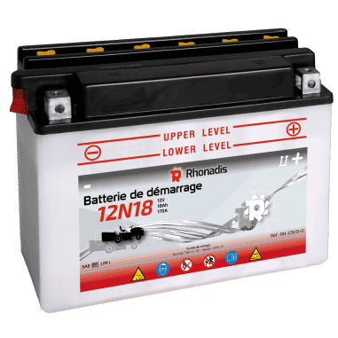 BATTERIE SECHE 12V 18Ah +D - L:205 I:90 H:162 - A REMPLIR RH-EL222