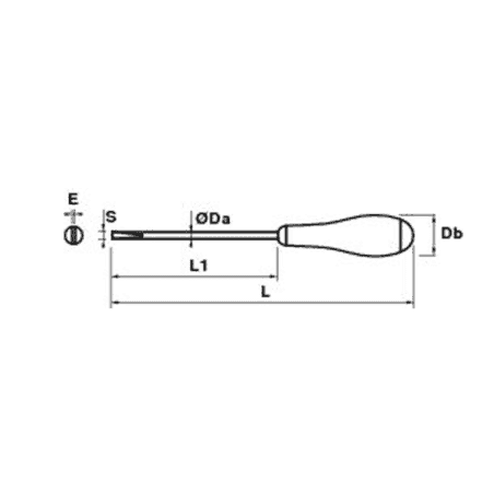 TOURNEVIS MECANICIEN 6,51,2 150 - MOB - 9101040001