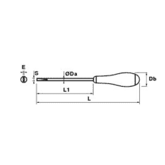 TOURNEVIS MECANICIEN 8,01,2150 - MOB - 9101090001 2