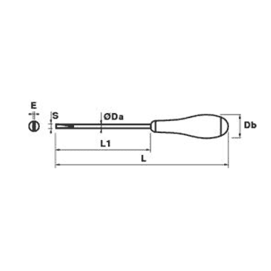 TOURNEVIS ELECTRICIEN 3,50,6 75 - MOB - 9100030001