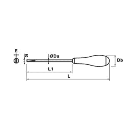TOURNEVIS ELECTRICIEN 3,50,6 75 - MOB - 9100030001