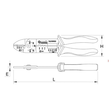 PINCE A SERTIR - MOB - 9330220001