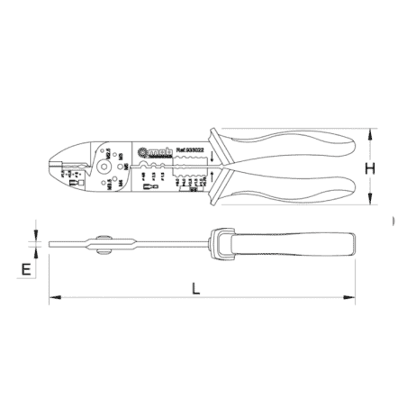 PINCE A SERTIR - MOB - 9330220001