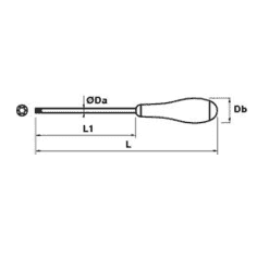 TOURNEVIS TYPE TORX T20 100 - MOB - 9104070001 2