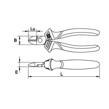 PINCE COUPANTE DIAGONALE 180 MM BIMAT - MOB - 9305180401