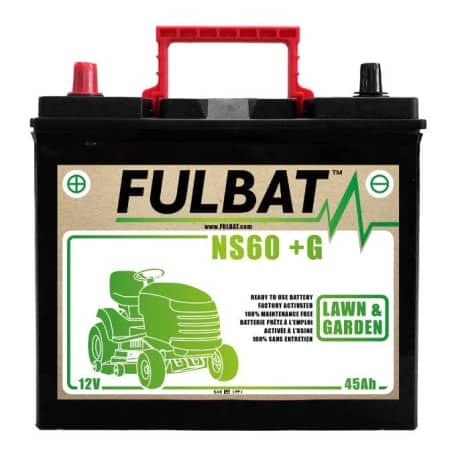 BATTERIE PRETE A L'EMPLOI NS60 12V 45Ah+G - L:236 l:128 H:222