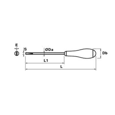 TOURNEVIS ELECTRICIEN VDE 3,5X75X0,6 - MOB - 9100530001