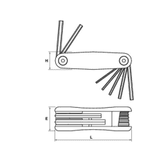 JEU 8 CLES TORX SUR MONTURE. PROTANIUM - MOB - 9053010201 2