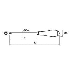 TOURNEVIS TYPE TORX T30 125 - MOB - 9104100001 2